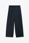 Alexander Wang black black perforated logo track pants