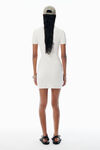 Alexander Wang ivory ivory cotton-blend chenille minidress