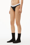 alexander wang string en jersey côtelé black