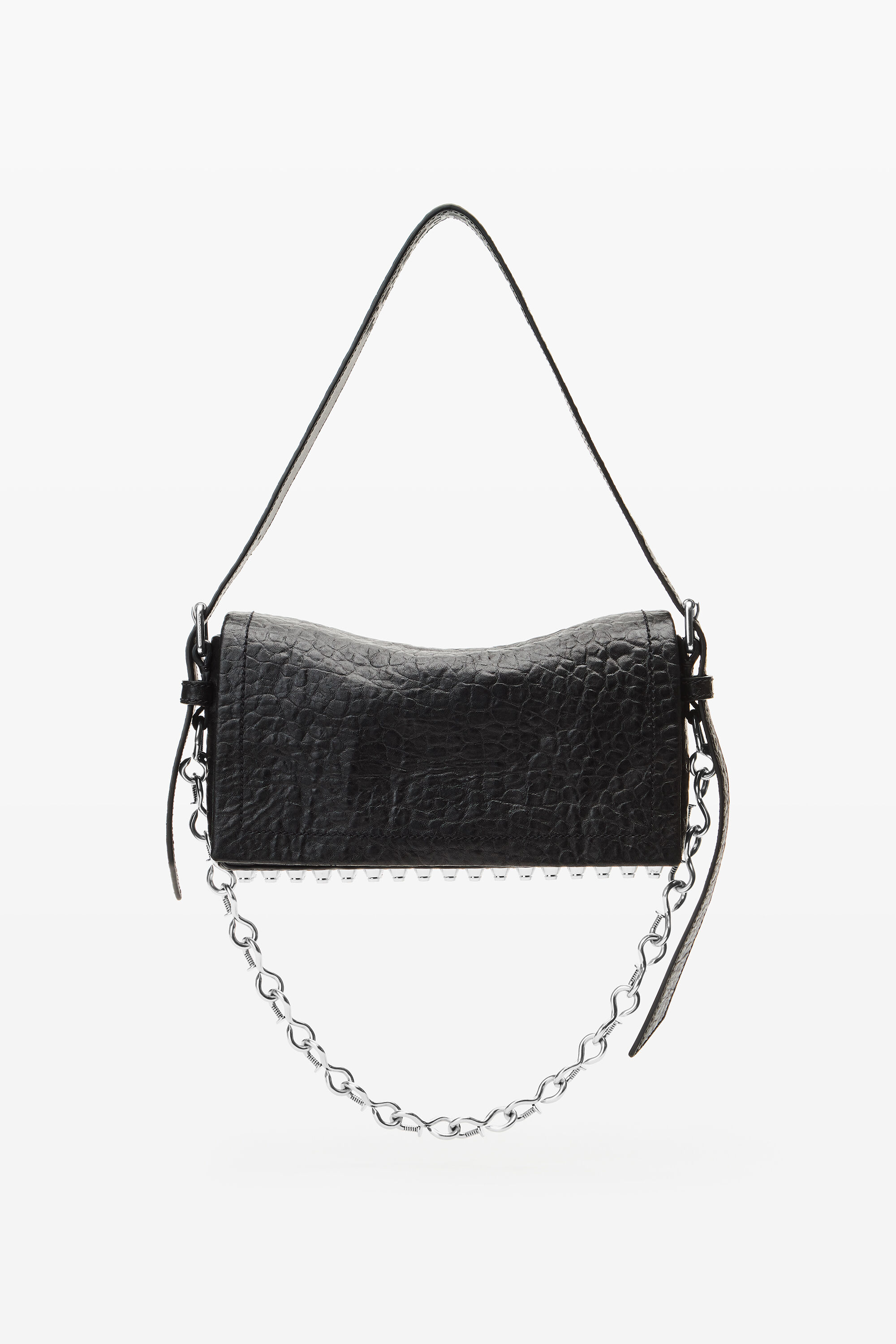 Ricco Slim Flap Bag in BLACK | alexanderwang®