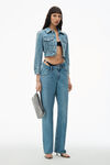 alexander wang デニム アシンメトリックビキニ レイヤージーンズ vintage light indigo