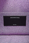 alexander wang ryan small bag in metallic rib knit unicorn