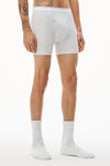 alexander wang 罗纹平纹布平角内裤 heather grey