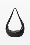 Alexander Wang black sac bandoulière twyst en cuir à mémoire de forme