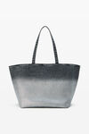 Alexander Wang light grey aged / silver punch コーティングデニム ラージトート