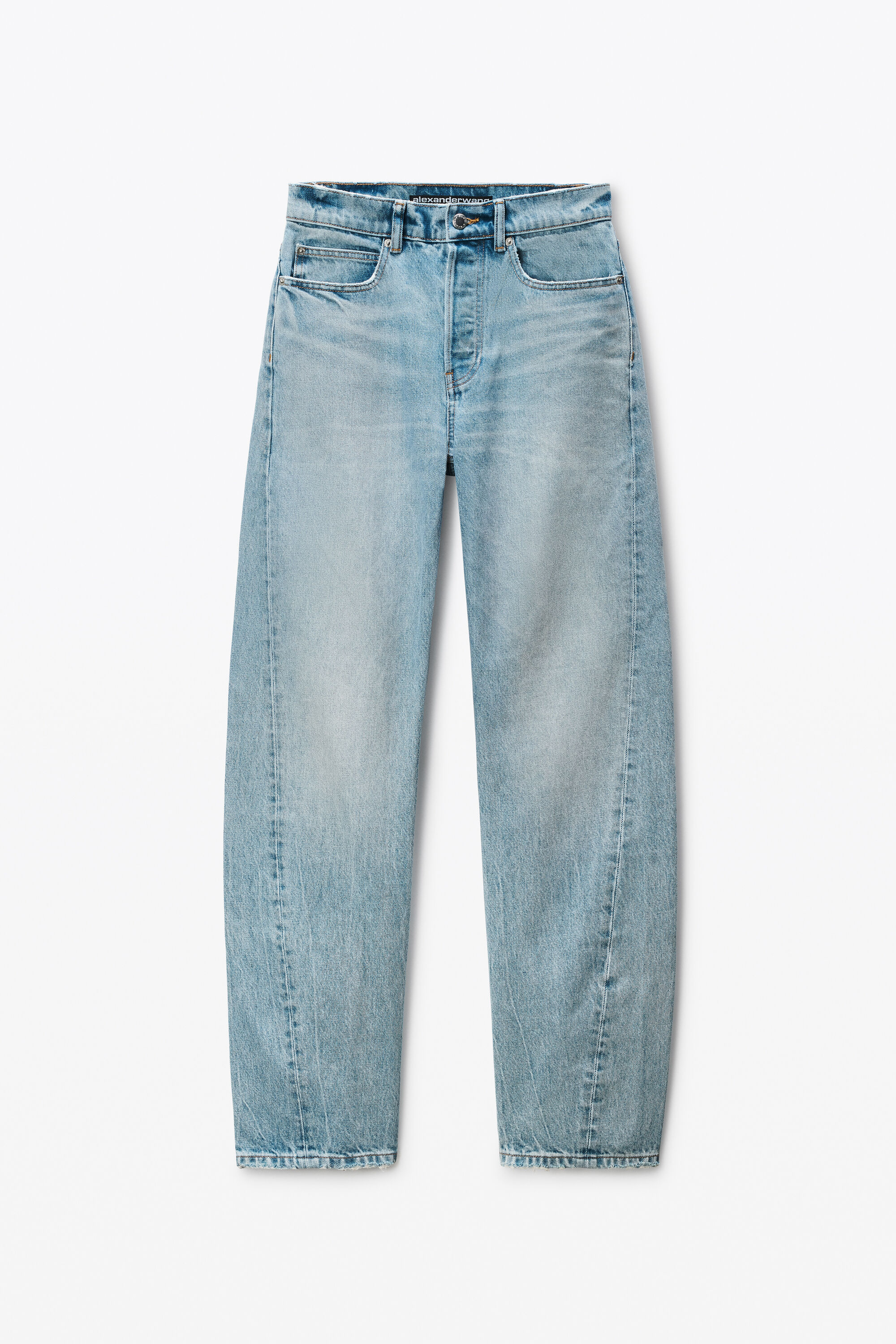 EZ - MID RISE STRAIGHT LEG JEANS IN CLEAR HOTFIX in VINTAGE LIGHT