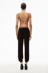 alexander wang 弹力灯芯绒慢跑长裤 black