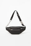 alexander wang attica fanny pack in leather black