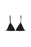alexander wang diamante logo bikini top in jersey black