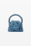 Alexander Wang navy online-exclusive ryan small bag in mohair