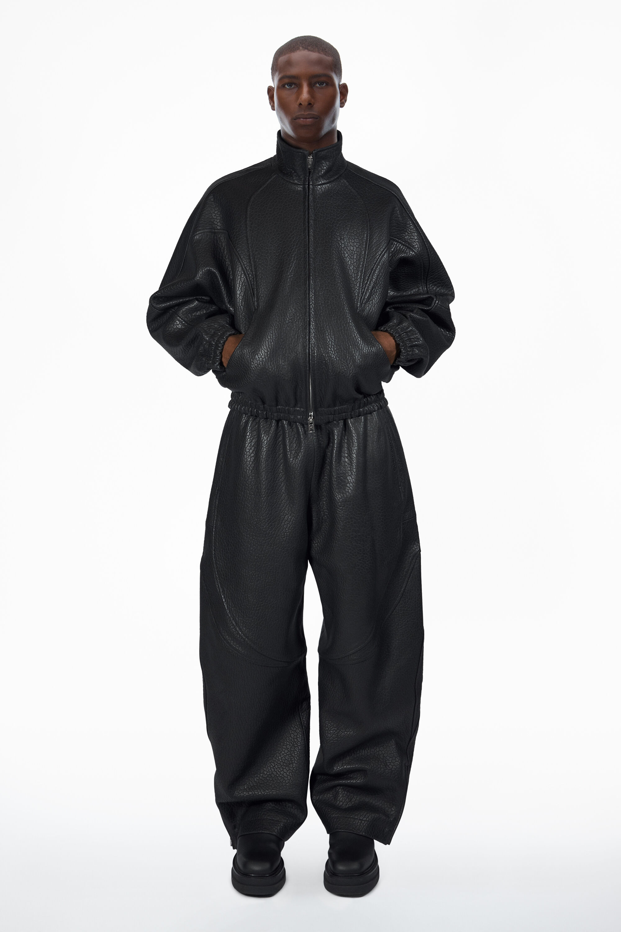 Alexander Wang ☆ブラック シーム トラウザーズ alexanderwang アレキサンダーワング パイピング トラック