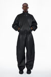 Alexander Wang black primal 羔羊皮运动夹克
