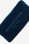 alexander wang scrunchie mini bag in velvet crystal indigo cowboy