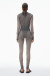 Alexander Wang washed cedar blade logo legging