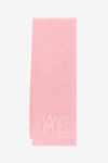alexander wang logo scarf in compact deboss prism pink