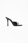 Lucienne 105mm Thong Mule in Smooth Leather