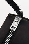 alexander wang heiress medium pouch in satin black
