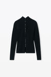 Alexander Wang black 长袖高领开衫