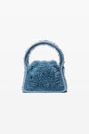 Alexander Wang navy online-exclusive ryan small bag in mohair