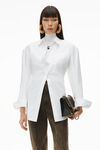DETACHED COLLAR TAILORED SHIRT IN COTTON