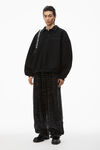 Alexander Wang washed pepper 鳄鱼提花天鹅绒运动裤