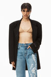 alexander wang 发泡徽标装饰 ez 直筒牛仔裤 vintage light indigo
