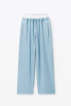 Alexander Wang light blue light blue pre-styled sweatpants