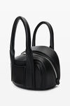 alexander wang roc small bag in lamb napa black