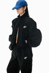 Alexander Wang black black oversized track jacket