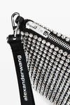 Alexander Wang white heiress wristlet pouch