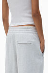 Alexander Wang light heather grey ストラクチャードテリー パフロゴ スウェットパンツ