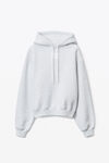 Alexander Wang light heather grey ストラクチャードテリー パフロゴ フーディー