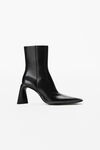 alexander wang booker 85 ankle boot in cow leather black