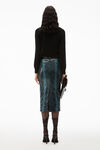 alexander wang 美利奴羊毛长袖高领衫 black