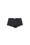 boy short in waffle-knit cotton stretch