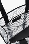 alexander wang the freeze ロゴメッシュ ラージトート white/black