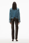alexander wang デニム ウェーブカフ トラッカージャケット vintage medium indigo