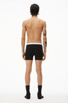 Alexander Wang black men's boxer brief in ribbed jersey