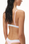 alexander wang thong in ribbed jersey light pink