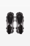 alexander wang storm 皮革切尔西靴 black