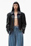 alexander wang 苹果徽标丝绒运动裤 washed bluestone