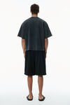 Alexander Wang washed black unisex battery logo-print graphic t-shirt