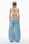Alexander Wang classic light indigo oversized low rise jeans