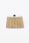 Alexander Wang chino vorgestylter skort mit boxershorts