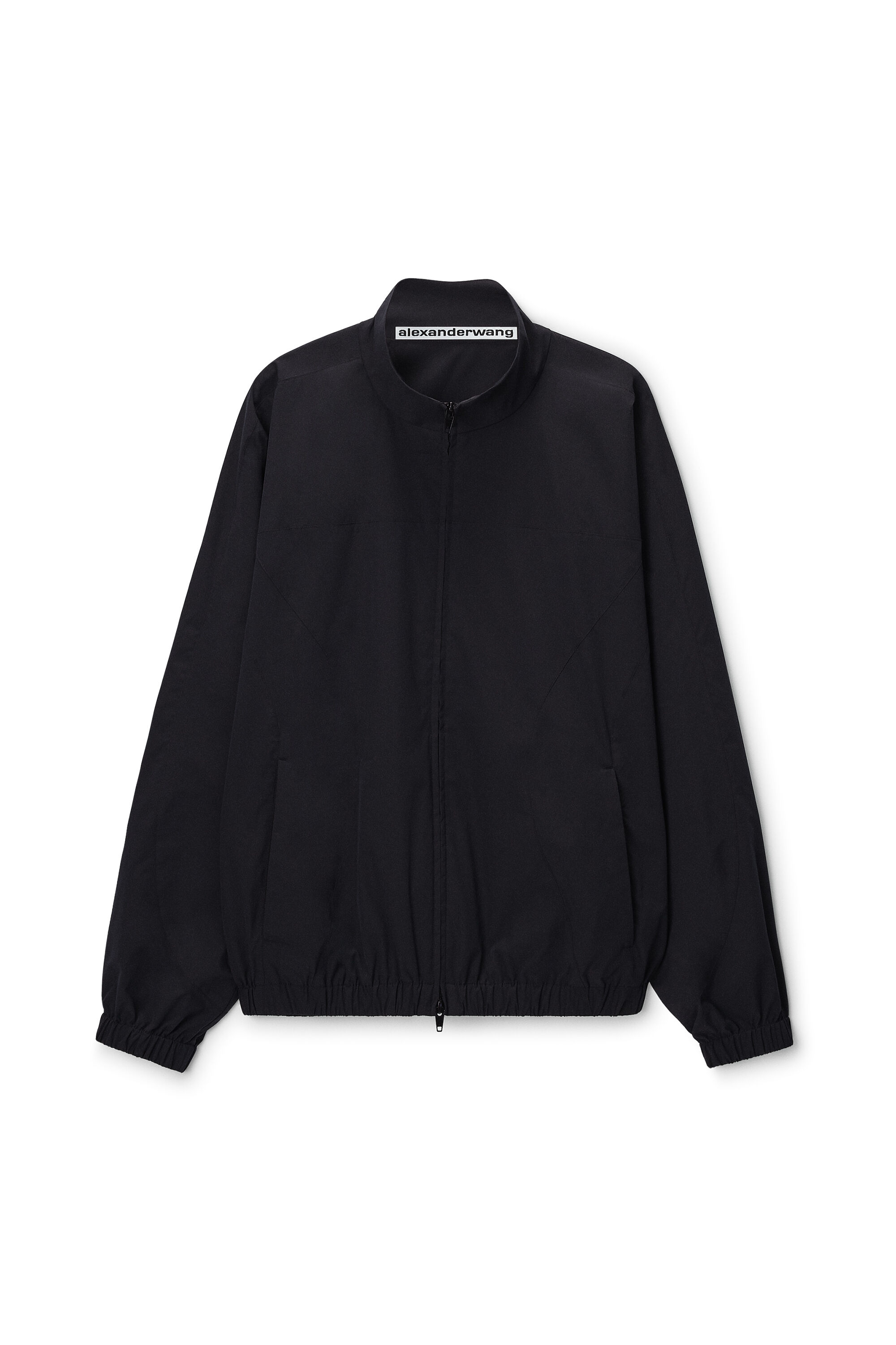 PERFORATED LOGO TRACK JACKET in BLACK | alexanderwang®