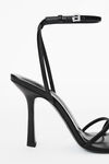 alexander wang dahlia 105 小山羊皮凉鞋 black