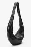 Alexander Wang black sac bandoulière twyst en cuir à mémoire de forme
