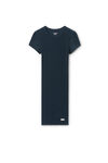 Alexander Wang navy 罗纹棉质短袖家居连衣裙