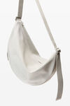 Alexander Wang oyster white bo large crossbody bag in canvas