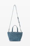 Alexander Wang vintage medium indigo punch small tote bag in vintage medium indigo